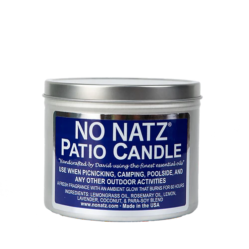 No Natz Tin Patio Candle 16 oz.