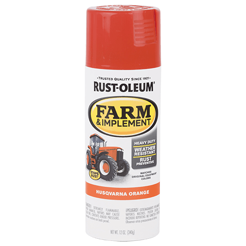 Rust-Oleum® Specialty Farm & Implement Husqvarna Orange (12 Oz, Husqvarna Orange)