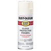 Rust-Oleum® Protective Enamel Spray Paint Gloss Canvas White (12 Oz, Gloss Canvas White)