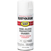 Rust-Oleum® Protective Enamel Spray Paint Semi-Gloss White (12 Oz, Semi-Gloss White)