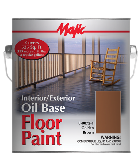 Yenkin Majestic Interior/Exterior Oil Base Floor Paint Battleship Gray 1 Gallon (1 Gallon, Battleship Gray)