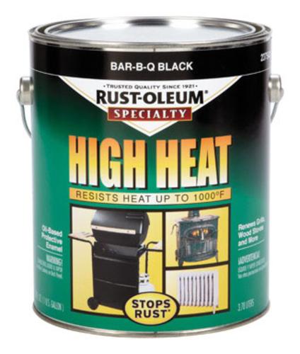 Rust-Oleum 1 Gallon, Bbq Black High Heat Enamel (1 Gallon, Black)