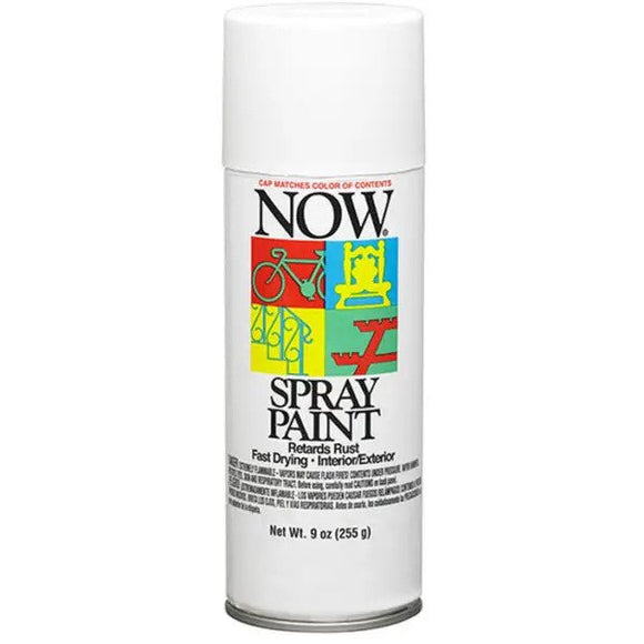 9 Oz Krylon 21215 Wrought Iron White Now Enamel Spray Paint (9 oz, Flat White)