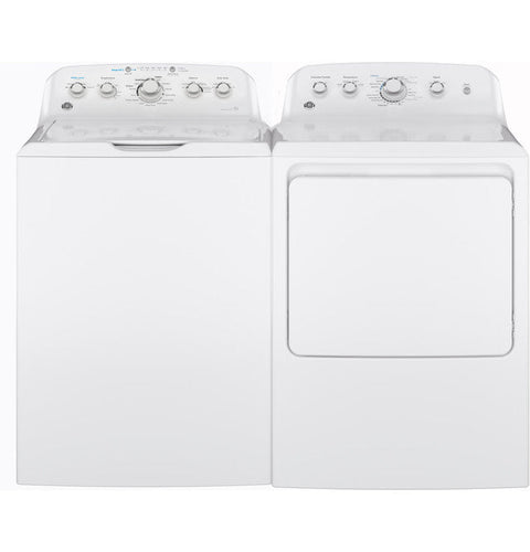 GE Appliances 7.2 cu. ft. Capacity Aluminized Alloy Drum Gas Dryer (White)