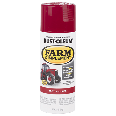 Rust-Oleum Farm & Implement Paint 12 oz Troy Bilt Red