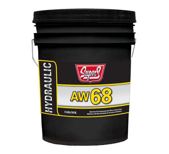 Super S® Ashless Aw 68 Hydraulic Fluid 5 Gallon