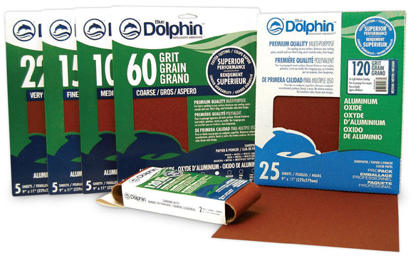 Linzer Blue Dolphin Aluminum Oxide Sandpaper Belts, 80-Grit, 3 x 24-In. 2 Pack