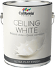 California Products Latex Ceiling White 1 Gallon (1 Gallon, White)