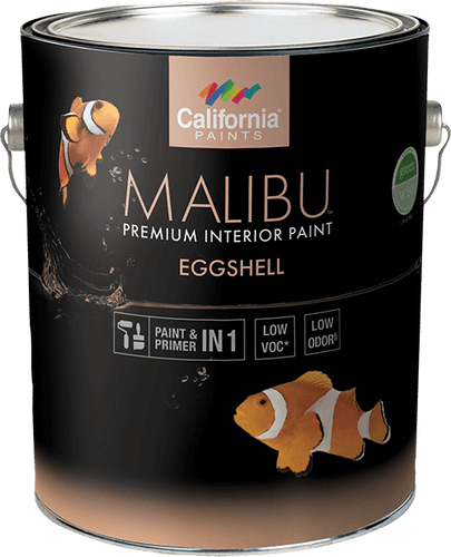 California Products Malibu Premium Interior Paint Eggshell Deep Base  - 1 Gallon