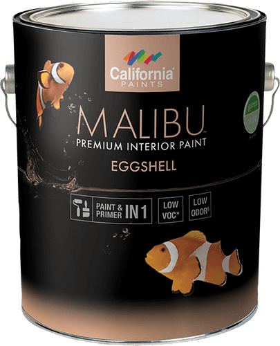 California Products Malibu Premium Interior Paint Eggshell Pastel Base - 1 Gallon