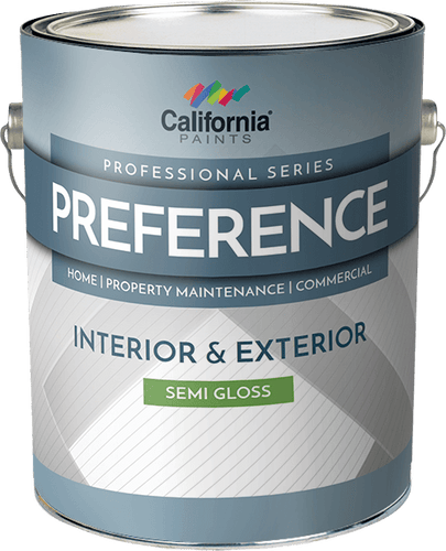 California Products Preference Interior & Exterior Paint Semi Gloss Pastel Base - 1 Gallon