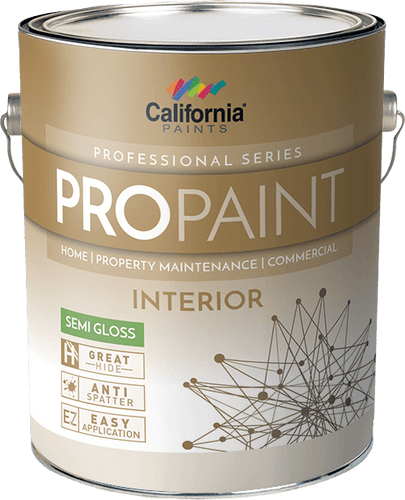 California Products ProPaint Interior Paint Semi Gloss Medium Base  1 Gallon