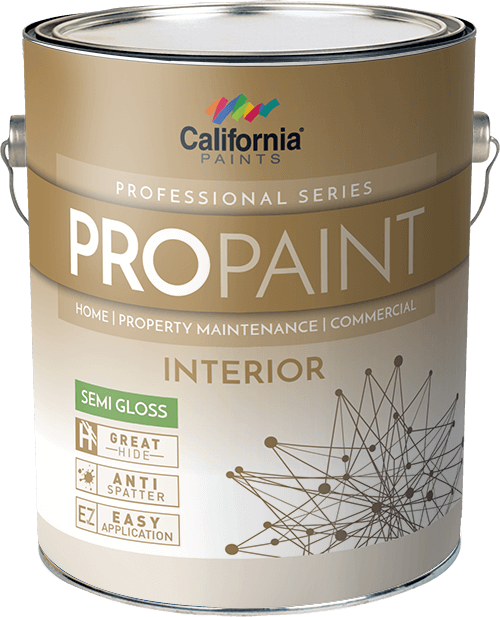 California Products ProPaint Interior Paint Semi Gloss Medium Base  1 Gallon