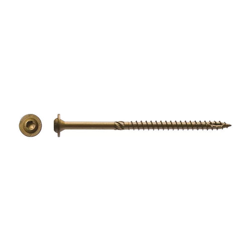 Big Timber Corrosion-Resistant Round Washer Head Screws #15 x 6”