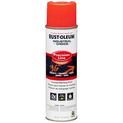 Rust-Oleum M1600 System SB Precision Line Marking Paint 17 oz Fluorescent Red
