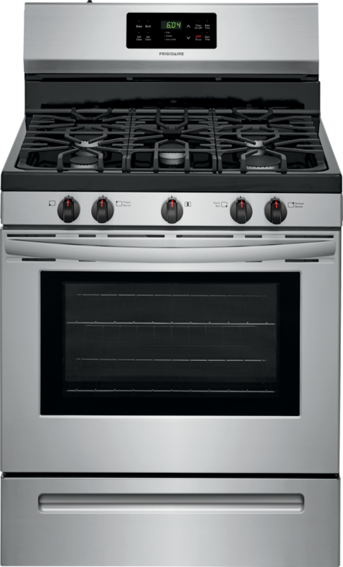 Frigidaire Frigidaire 30 in. 5 Burner Freestanding Gas Range in Stainless Steel