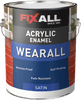 FixAll   Wearall Acrylic Satin Paint - Medium Base - 1 Gallon