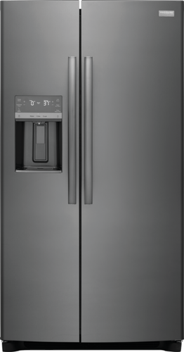 Frigidaire Gallery 25.6 Cu. Ft. 36 Standard Depth Side by Side Refrigerator Black Stainless Steel