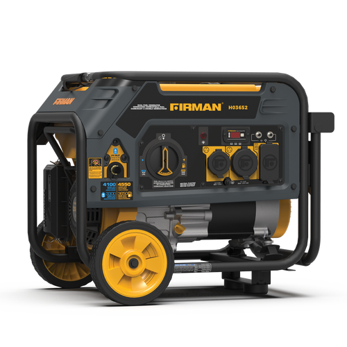 Firman Power Equipment Dual Fuel Portable Generator 3650w Recoil Start