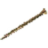 Grip-Rite #9 x 2-1/2 In. Flat Head Star Gold Construction Wood Screw (84 Ct., 1 Lb.)