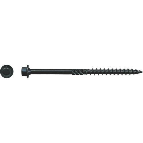 Big Timber #14 x 4 In. Black Log Structure Screw (25 Ct.)