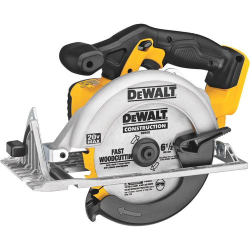 DeWalt 20 Volt MAX Lithium-Ion 6-1/2 In. Cordless Circular Saw (Bare Tool)