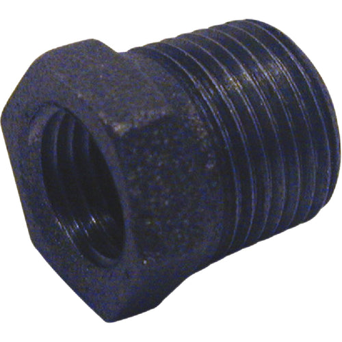 B&K 1-1/2 In.x 3/4 In. Hexagon Black Iron Bushing