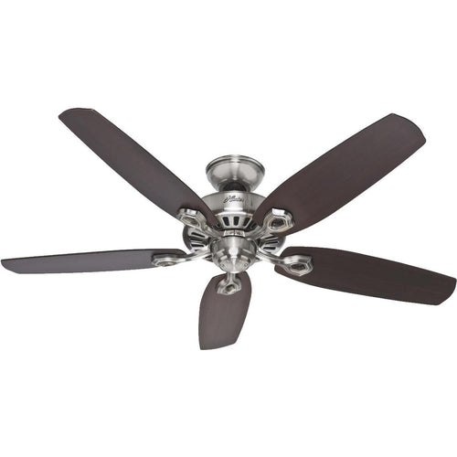 Hunter Builder Elite 52 In. Brushed Nickel Ceiling Fan