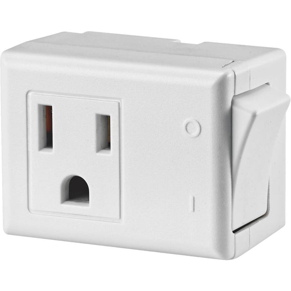 Leviton White 15A Plug-In Switch