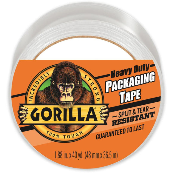 Gorilla 1.88 In. W. x 40 Yd. L. Clear Heavy-Duty Packaging Tape Refill