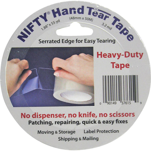 Nifty 2 In. x 55 Yd. Clear Hand Tear Sealing Tape