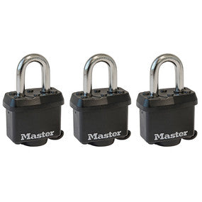 Master Lock  Laminated Padlock 1-9/16in (40mm) Wide Weather Resistant Padlock