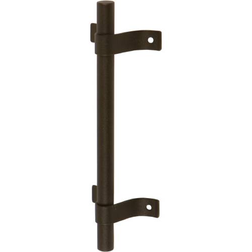 Delaney Hardware 7-3/4 in. Black Barn Door Hardware Tubular H32 Pull Handle, (7-3/4