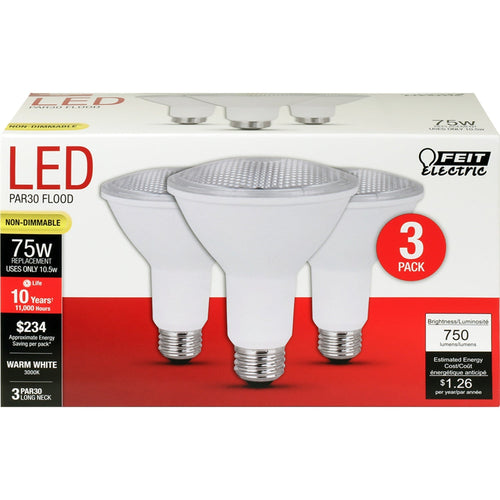 Feit Electric 75W Replacement Warm White (3000K) PAR30 Reflector LED Light Bulb