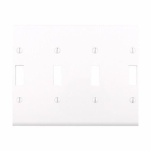 Eaton Cooper Wiring Toggle Wallplate, White