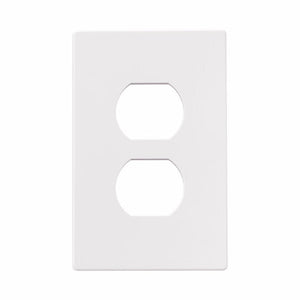 Eaton Cooper Wiring Screwless Wallplate, White