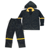 Custom Leathercraft 3 Piece Deluxe Nylon Rain Suit 3XL
