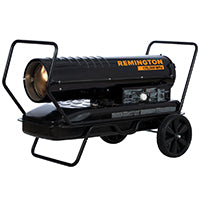 Remington 175,000 BTU Kerosene Forced Air Heater with Thermostat (Black)