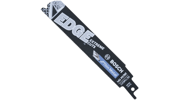 Bosch 5 pc. 6 In. 20/24 TPI Edge Reciprocating Saw Blades for Thin Metal