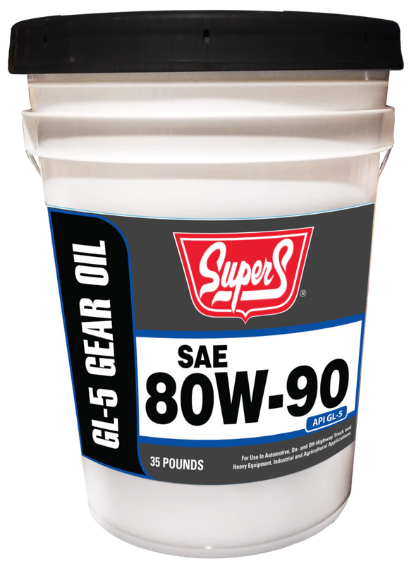 Super S SAE 80W-90 GL-5 Gear Oil 5 Gallon