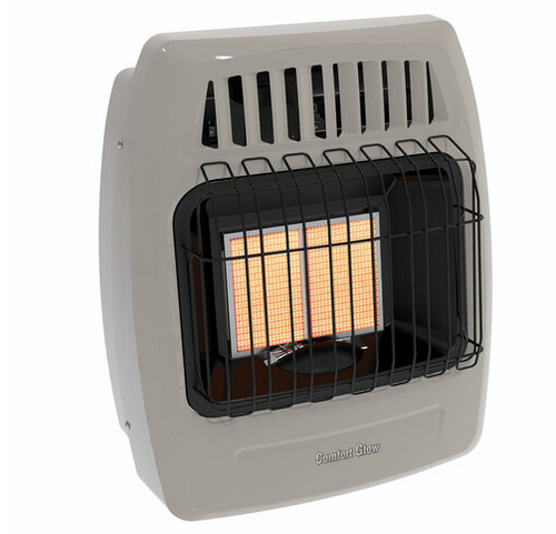 World Marketing Comfort Glow KWN211 12,000 Btu 2 Plaque Natural Gas(NG) Infrared Vent Free Wall Heater