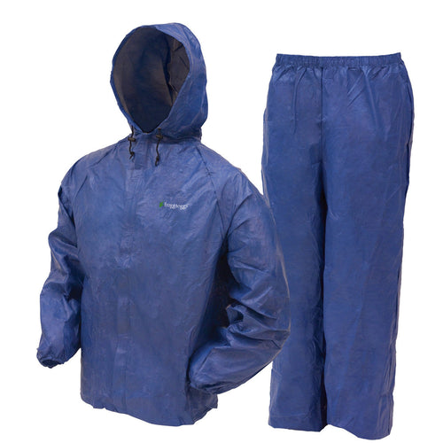 Frogg Toggs AS1310 - Mens All Sports Rain and Wind Suit, Royal Blue/Black Pants