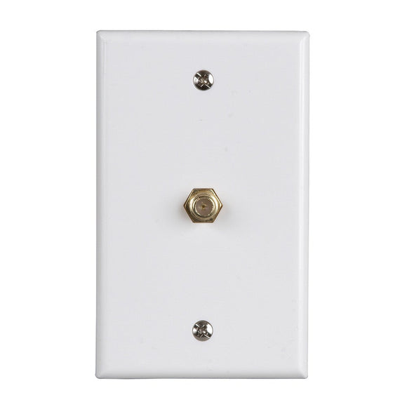 Zenith Coax Wallplate | VW1001WJ1W