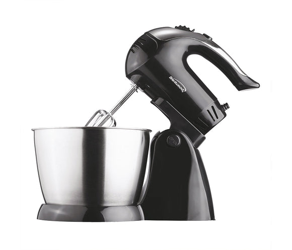 Brentwood SM-1153 5-Speed + Turbo Stand Mixer, Black