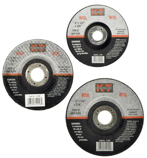 K-T Industries 7 X 1/4 X 7/8 Metal Grinding Wheel