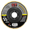 K-T Industries 4-1/2 Felt Woolen Flap Disc Type 27