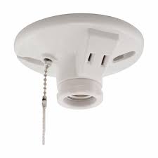 Eaton Cooper Wiring Lampholder 15A 250V, White