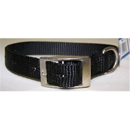 Leather Brothers 103N BK12 Nylon Collar 5/8x12in Black (5/8x12 in., Black)