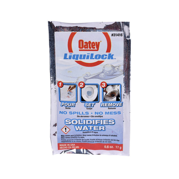 Oatey® 0.6 oz. Liquilock Gel for Toilet Removal - 70 Pack