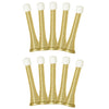 Design House Spring Door Stop in Polished Brass, 3.1-Inch, 10-Pack